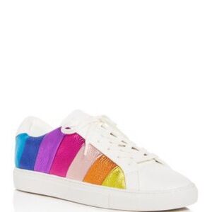 Kurt Geiger LONDON women’s lane stripe low top sneaker